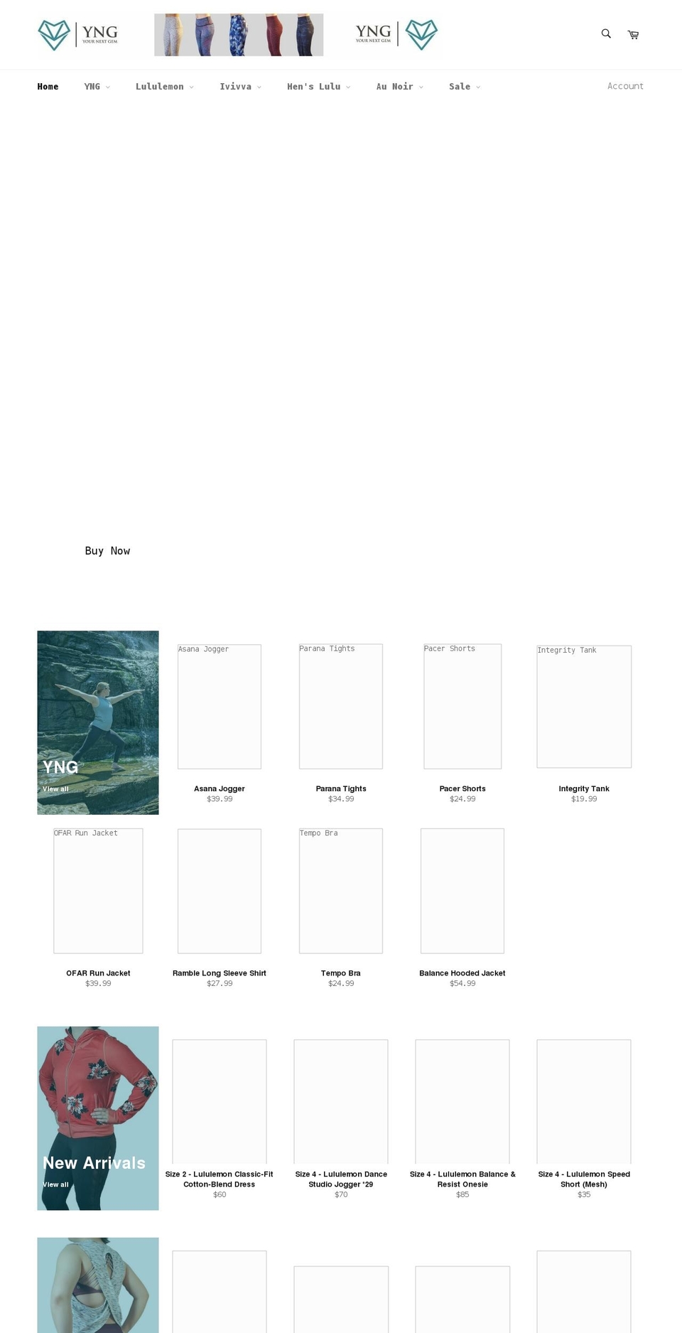 yournextgem.com shopify website screenshot