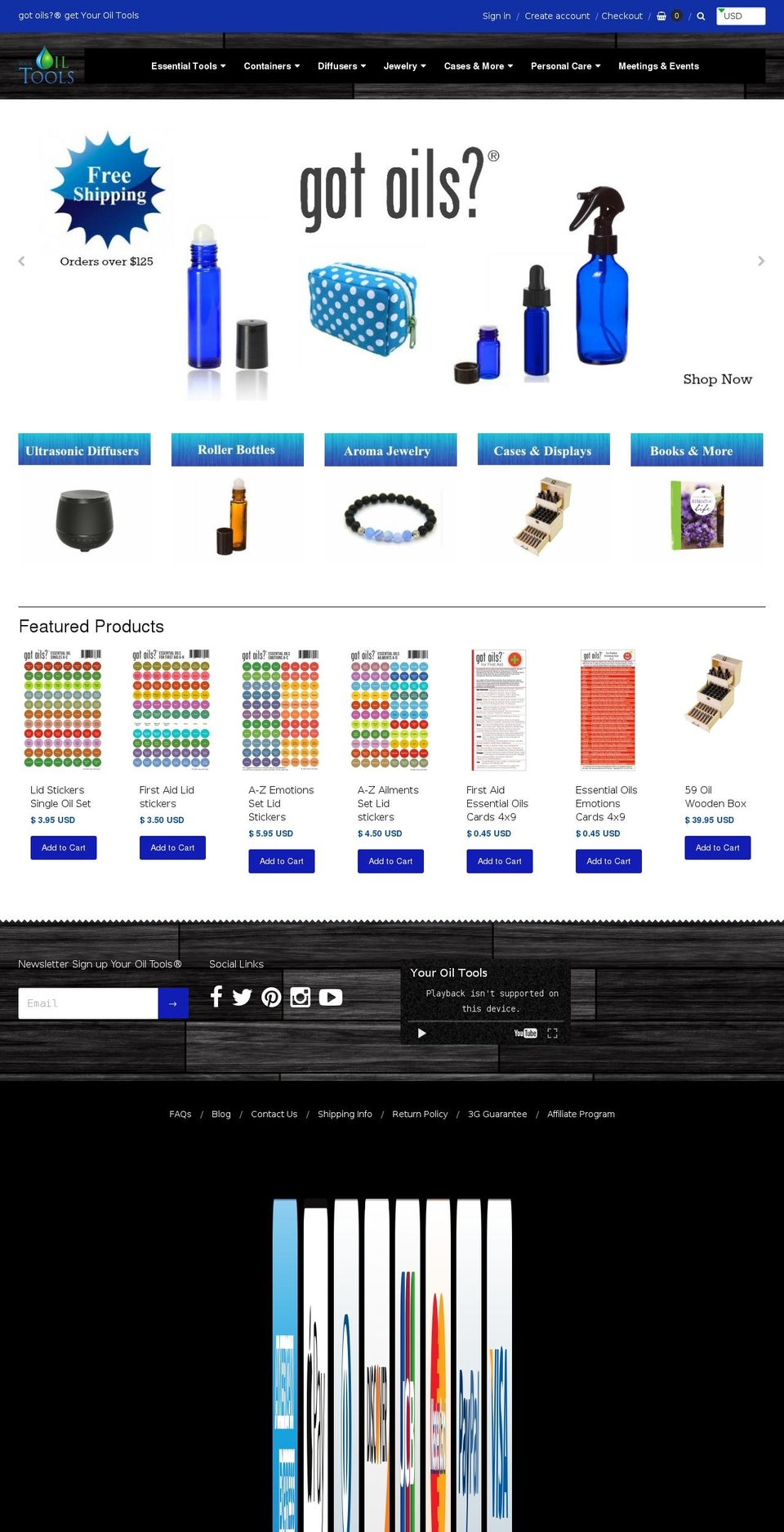 youroiltools.biz shopify website screenshot