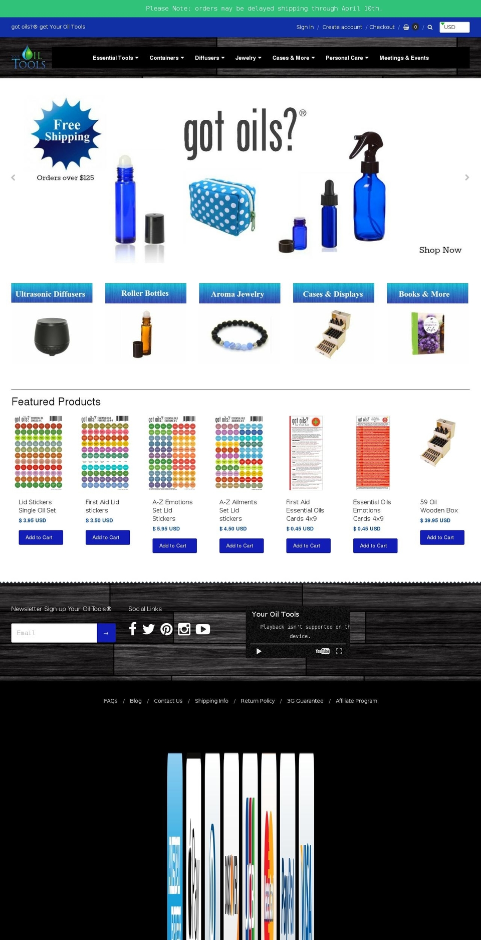 youroiltools.org shopify website screenshot