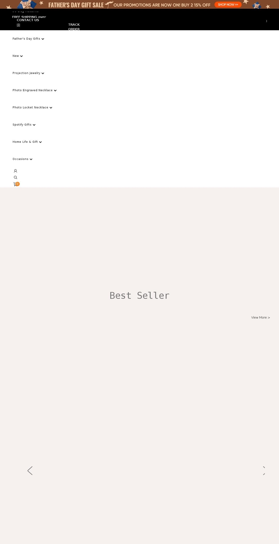 yourphotonecklace.co.uk shopify website screenshot