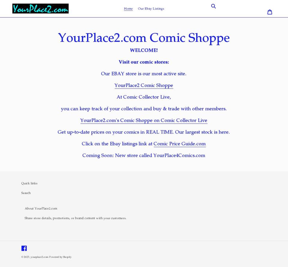 yourplace2.com shopify website screenshot