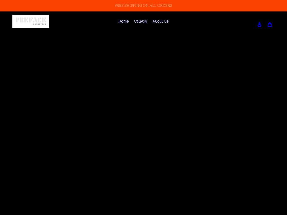 yourpreface.com shopify website screenshot