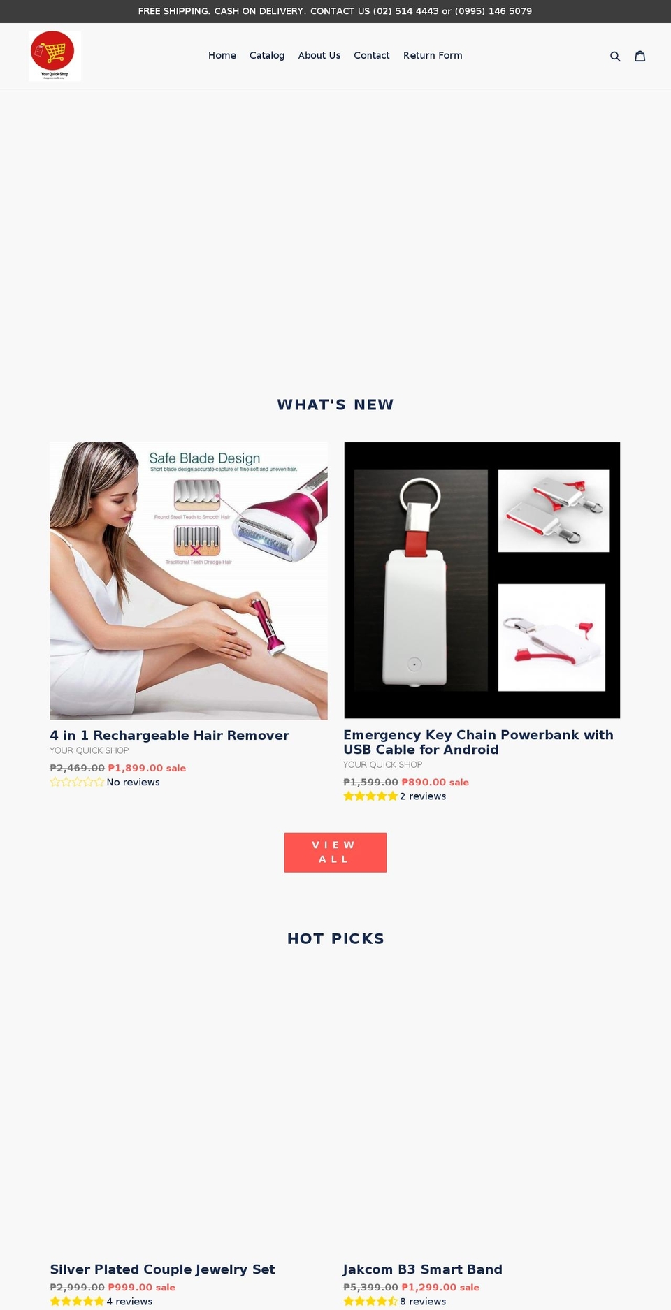 yourquickshop.com — Shopify storefront screenshot