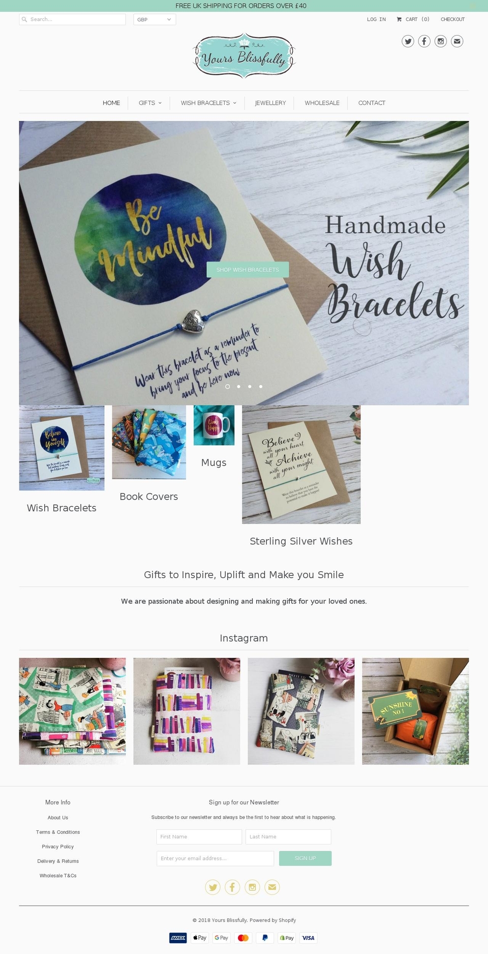 yoursblissfully.com shopify website screenshot