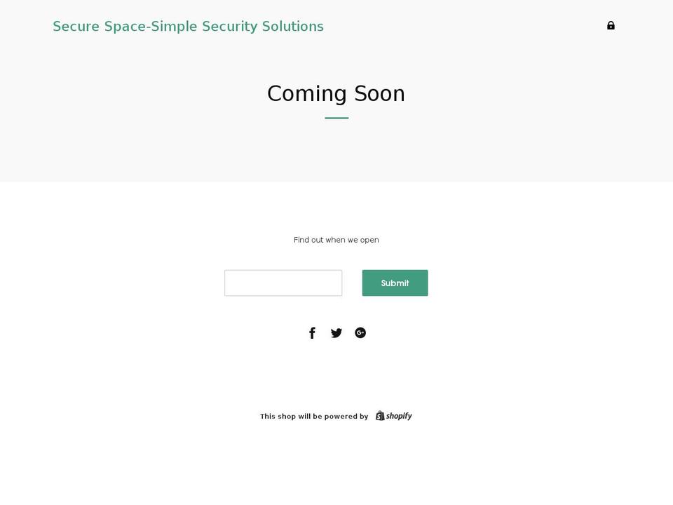 yoursecurespace.com — Shopify storefront screenshot