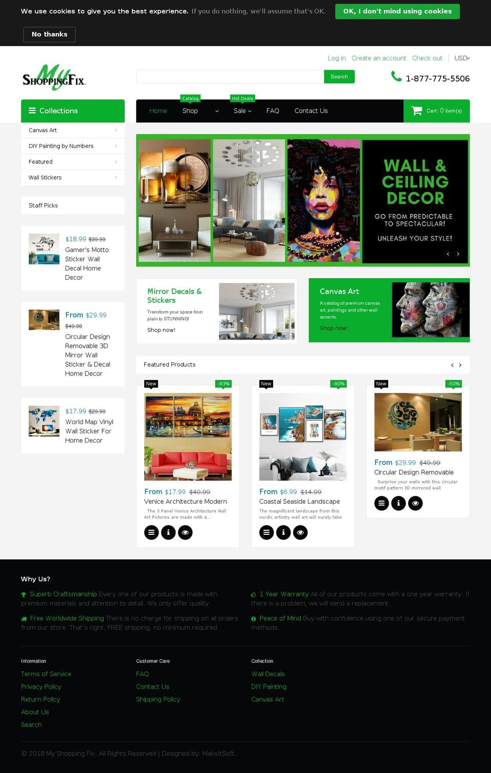 yourshoppingfix.com — Shopify storefront screenshot