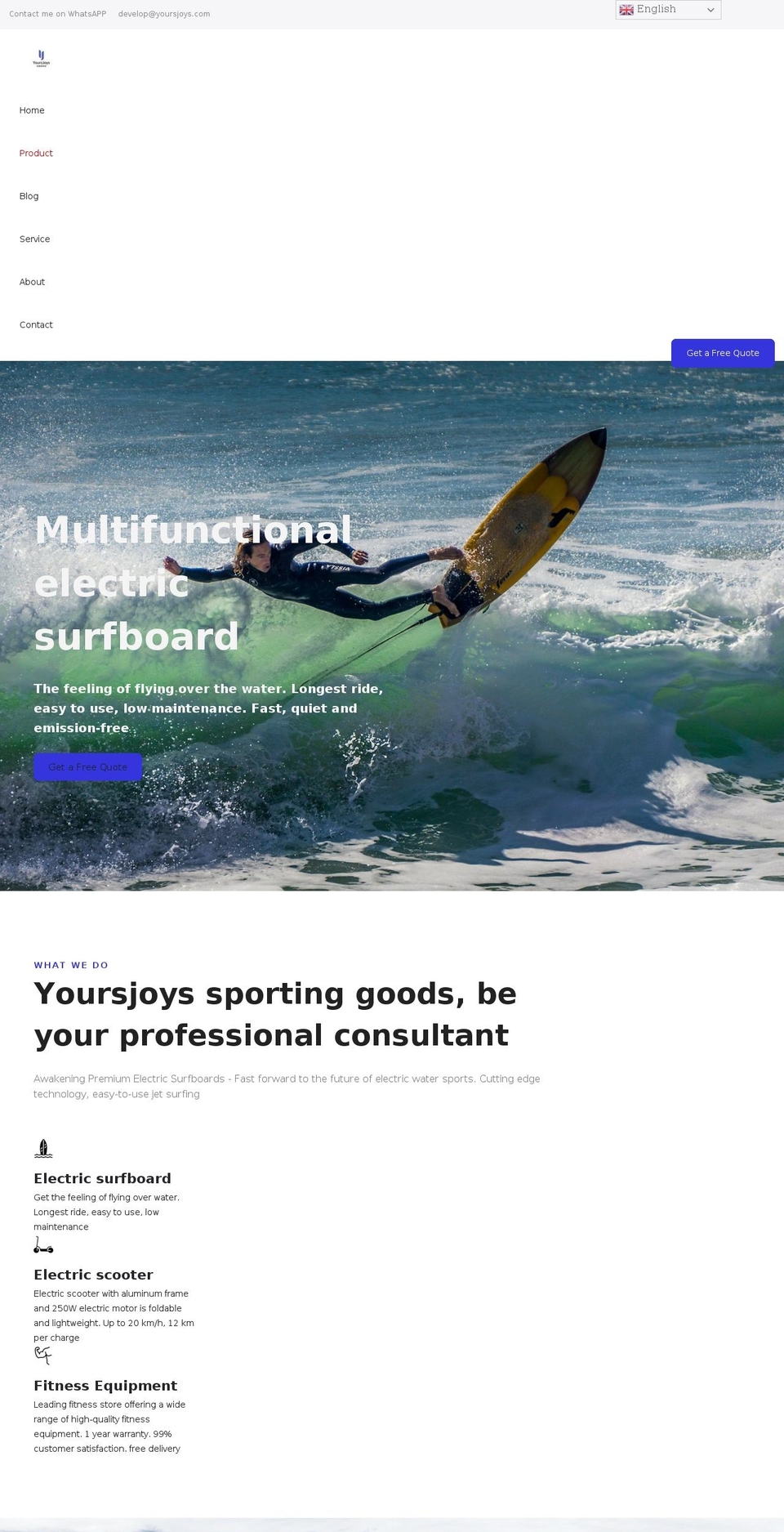 yoursjoys.com shopify website screenshot