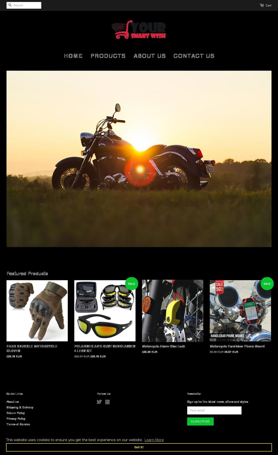 yoursmartwish.com shopify website screenshot
