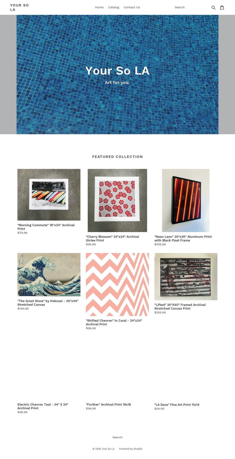 yoursola.com — Shopify storefront screenshot
