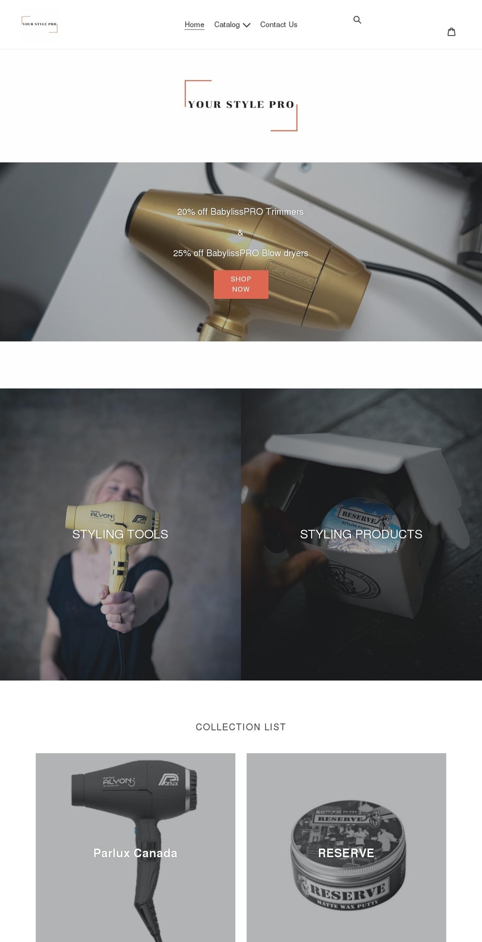 yourstylepro.com shopify website screenshot