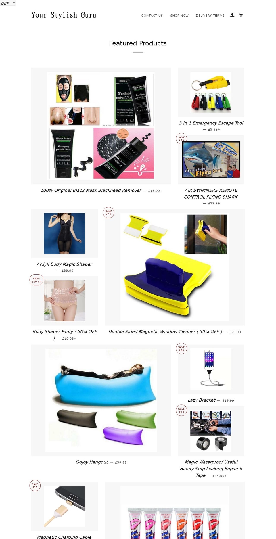 yourstylishguru.com shopify website screenshot