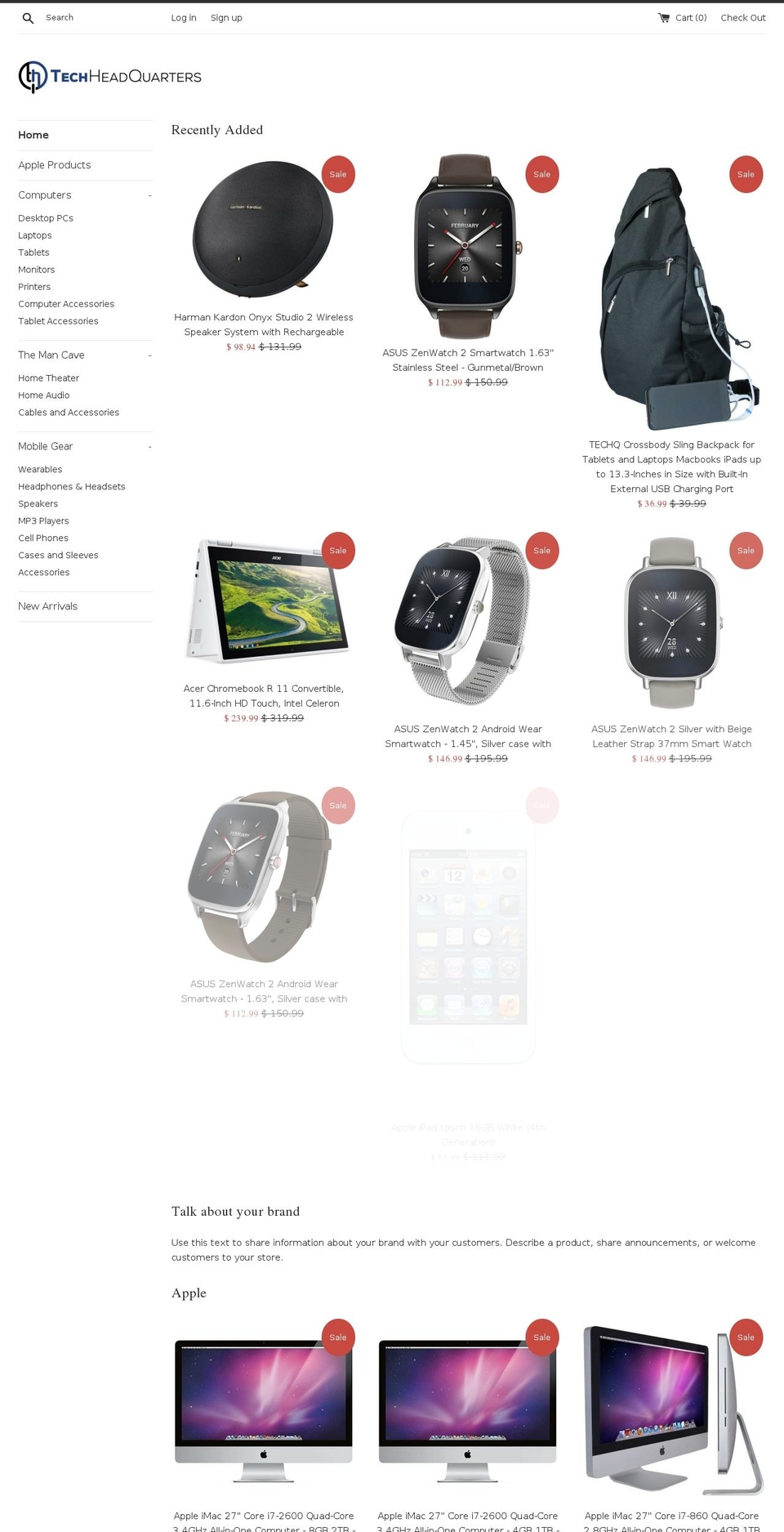 yourtechhq.com shopify website screenshot