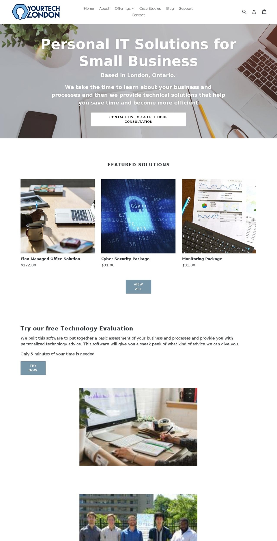 yourtechlondon.com shopify website screenshot
