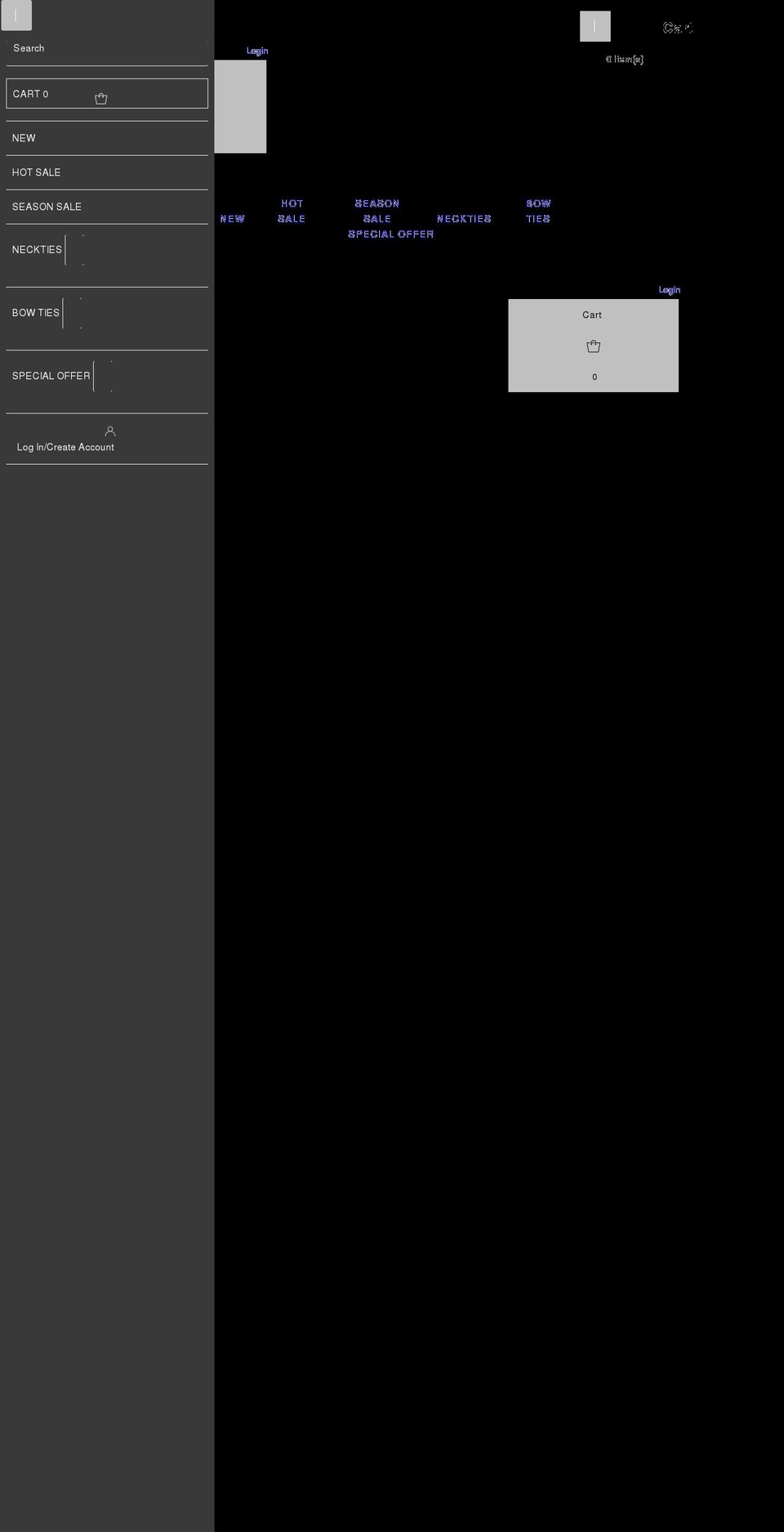 yourties.com shopify website screenshot