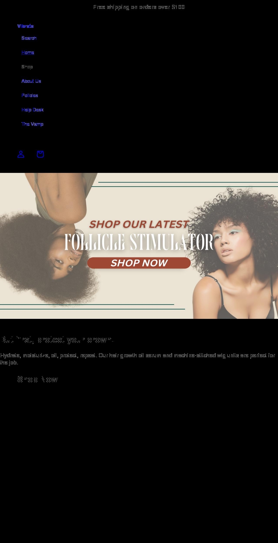 yourvibrato.com shopify website screenshot