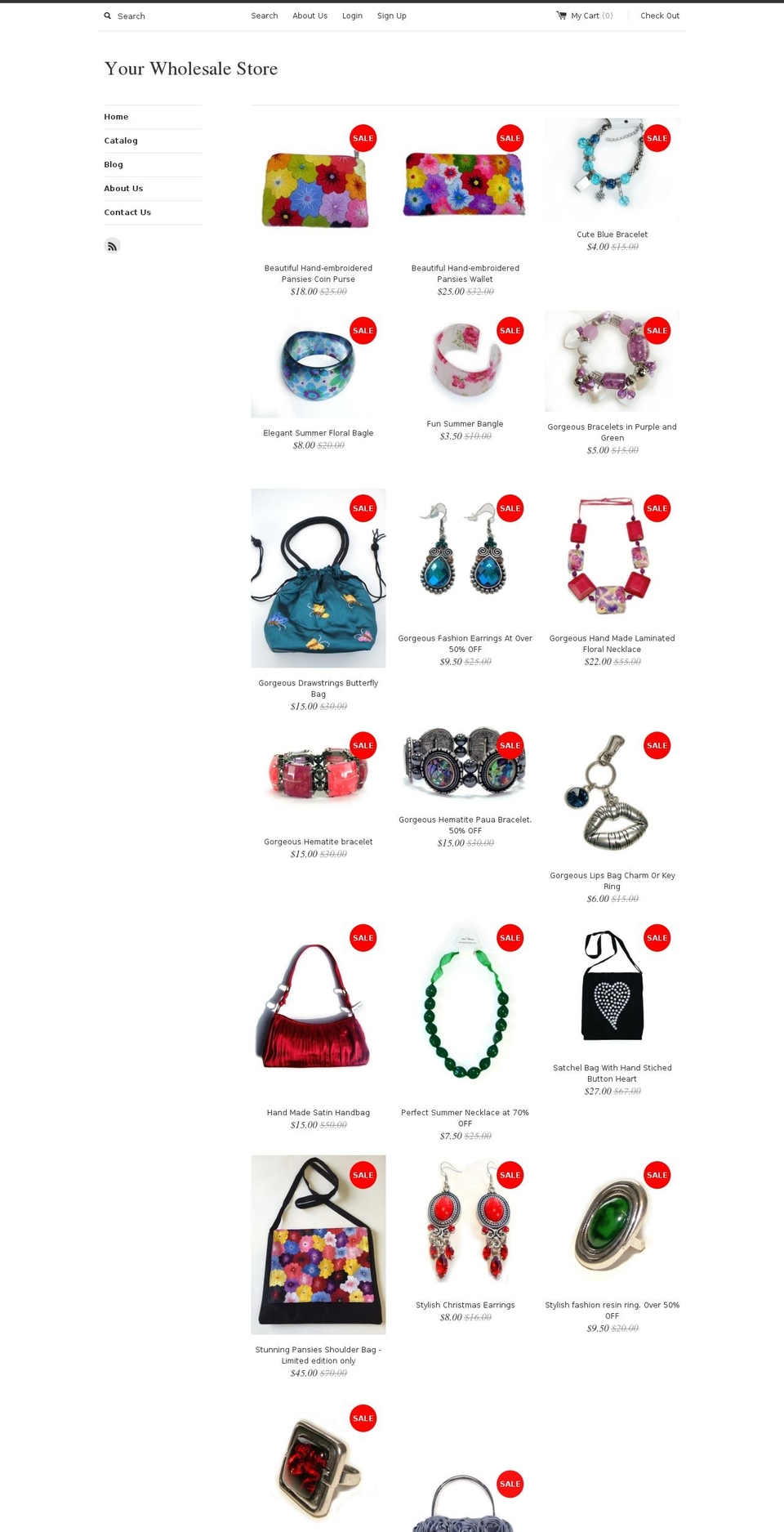 yourwholesalestore.com shopify website screenshot