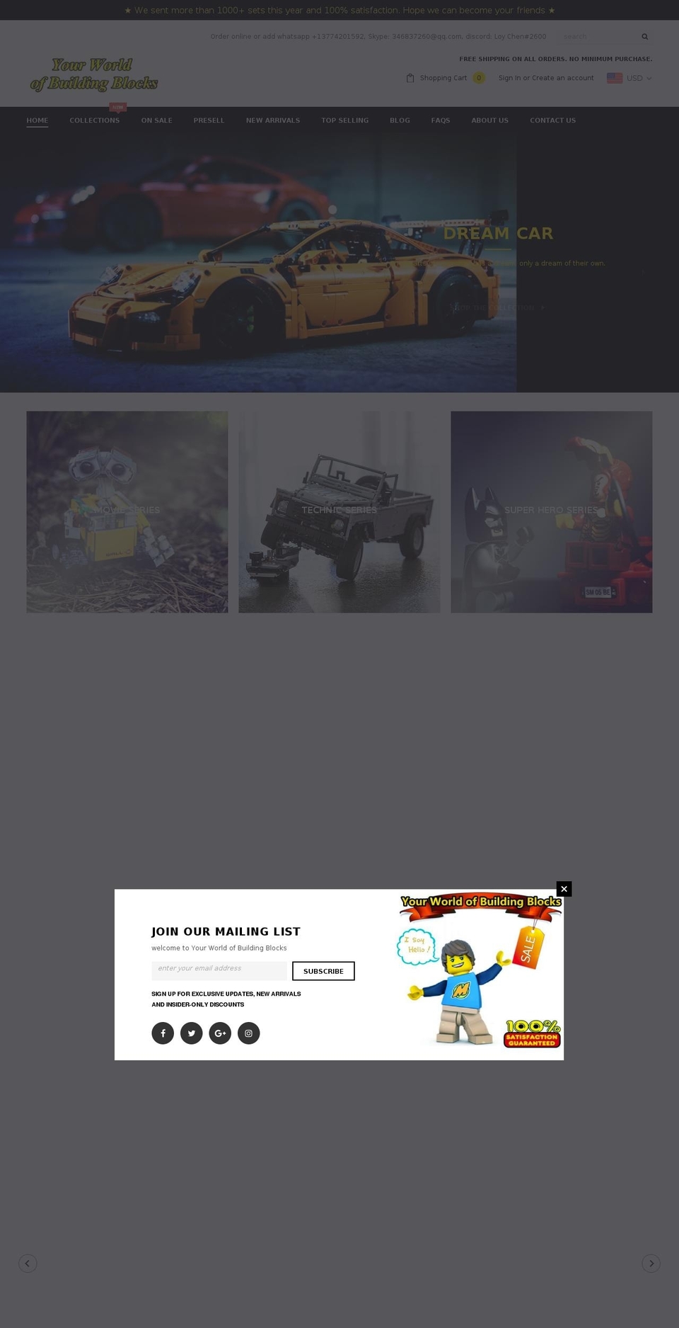 yourwobb.com shopify website screenshot