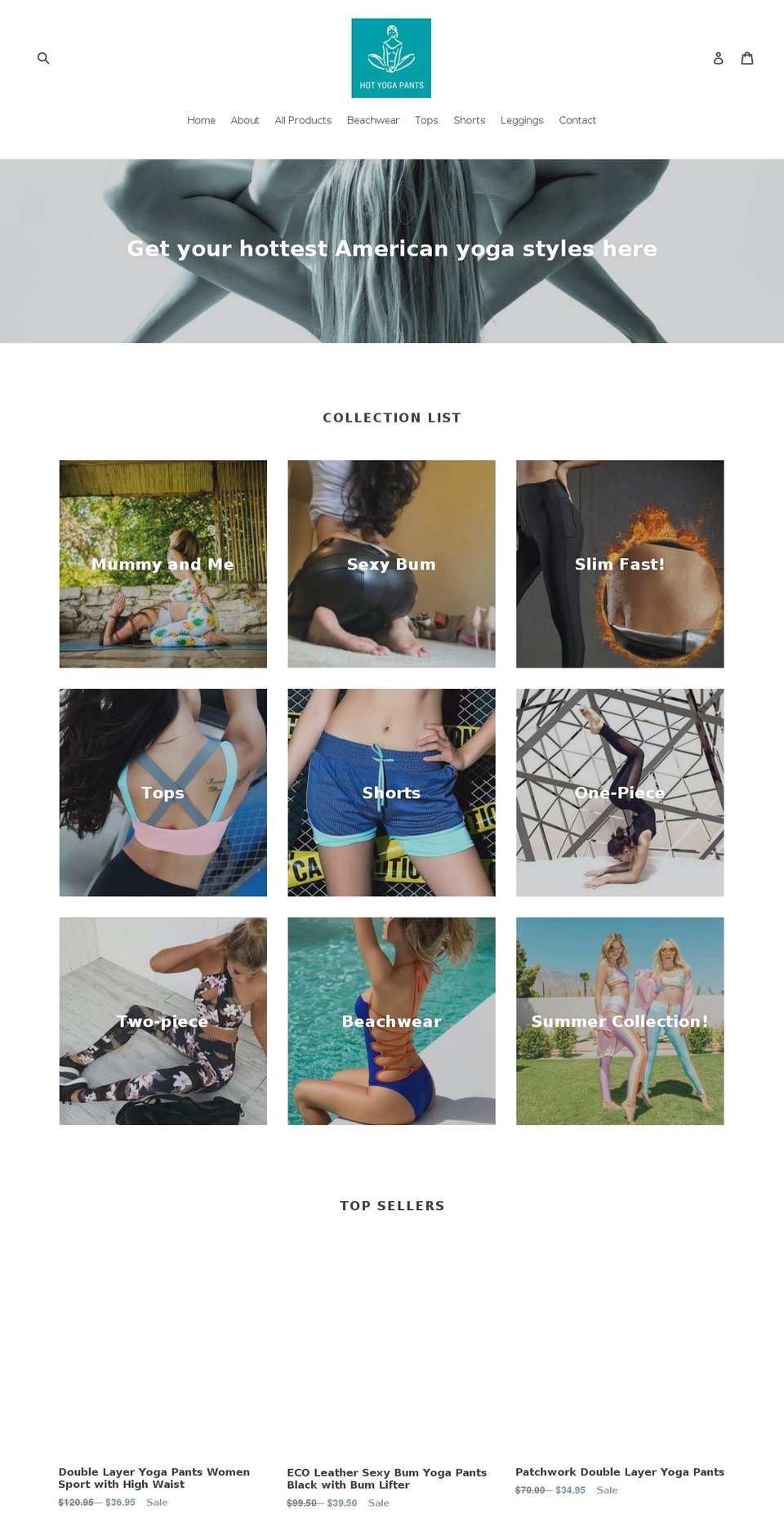 youryogashop.com — Shopify storefront screenshot