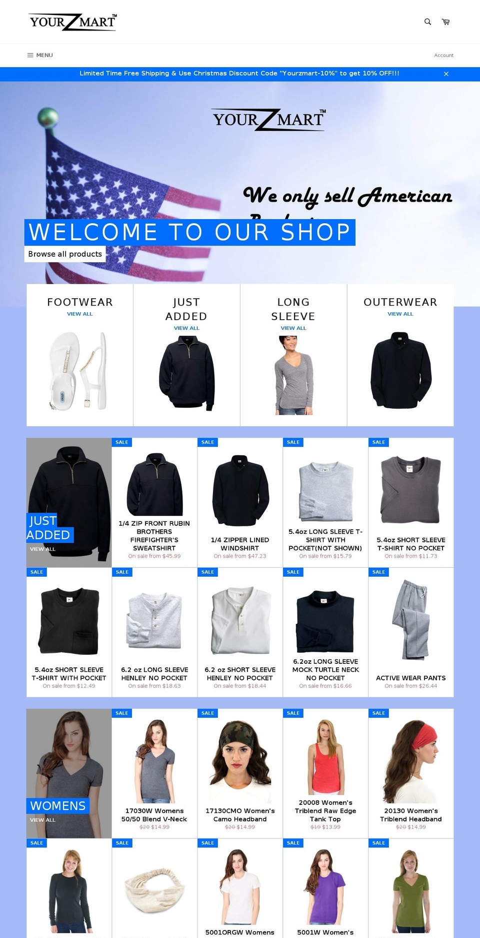 yourzmart.com shopify website screenshot