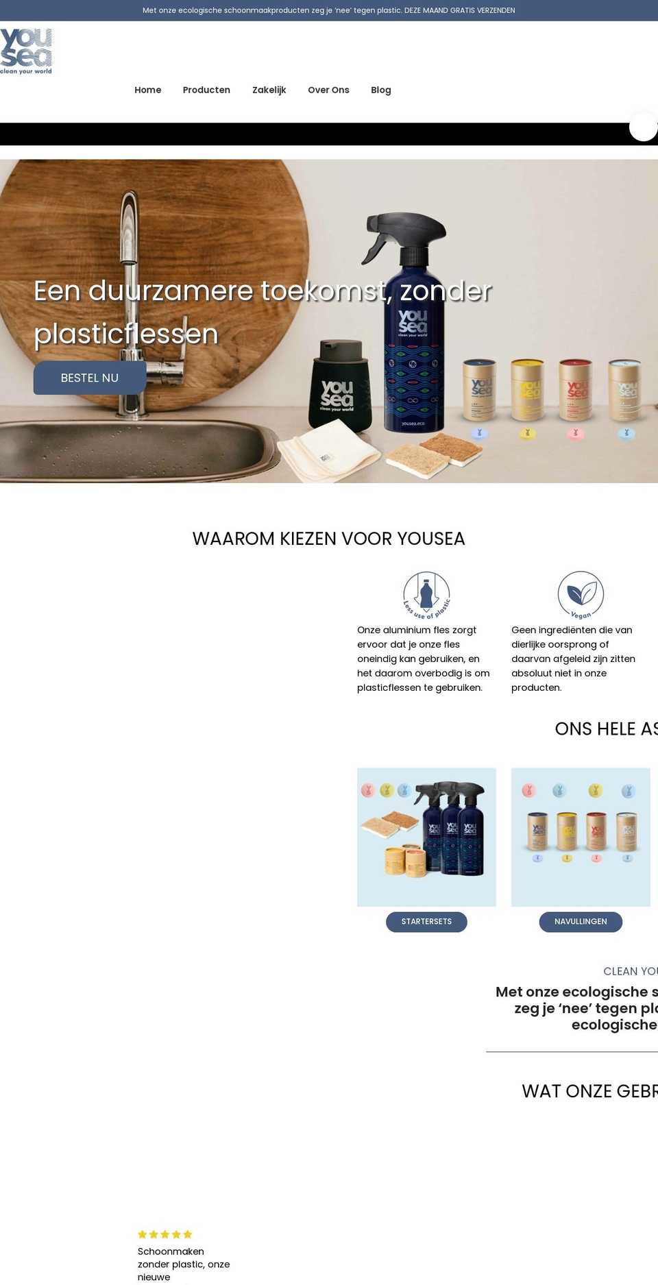 yousea.eco shopify website screenshot