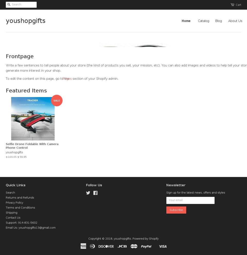 youshopgifts.com shopify website screenshot