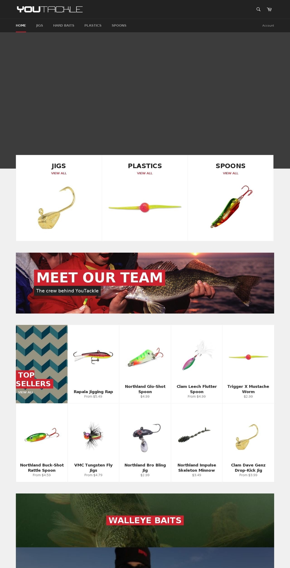 youtackle.com — Shopify storefront screenshot