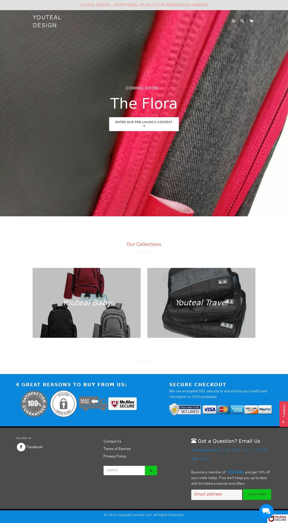 the-theme Shopify theme site example youteal.com