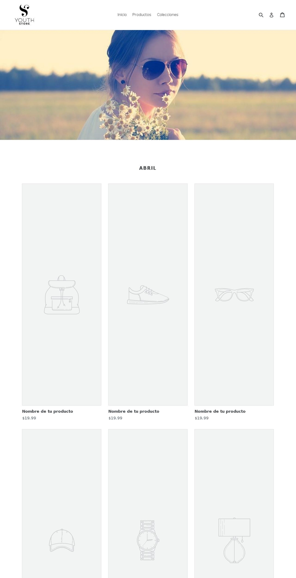 youthstorenic.com shopify website screenshot