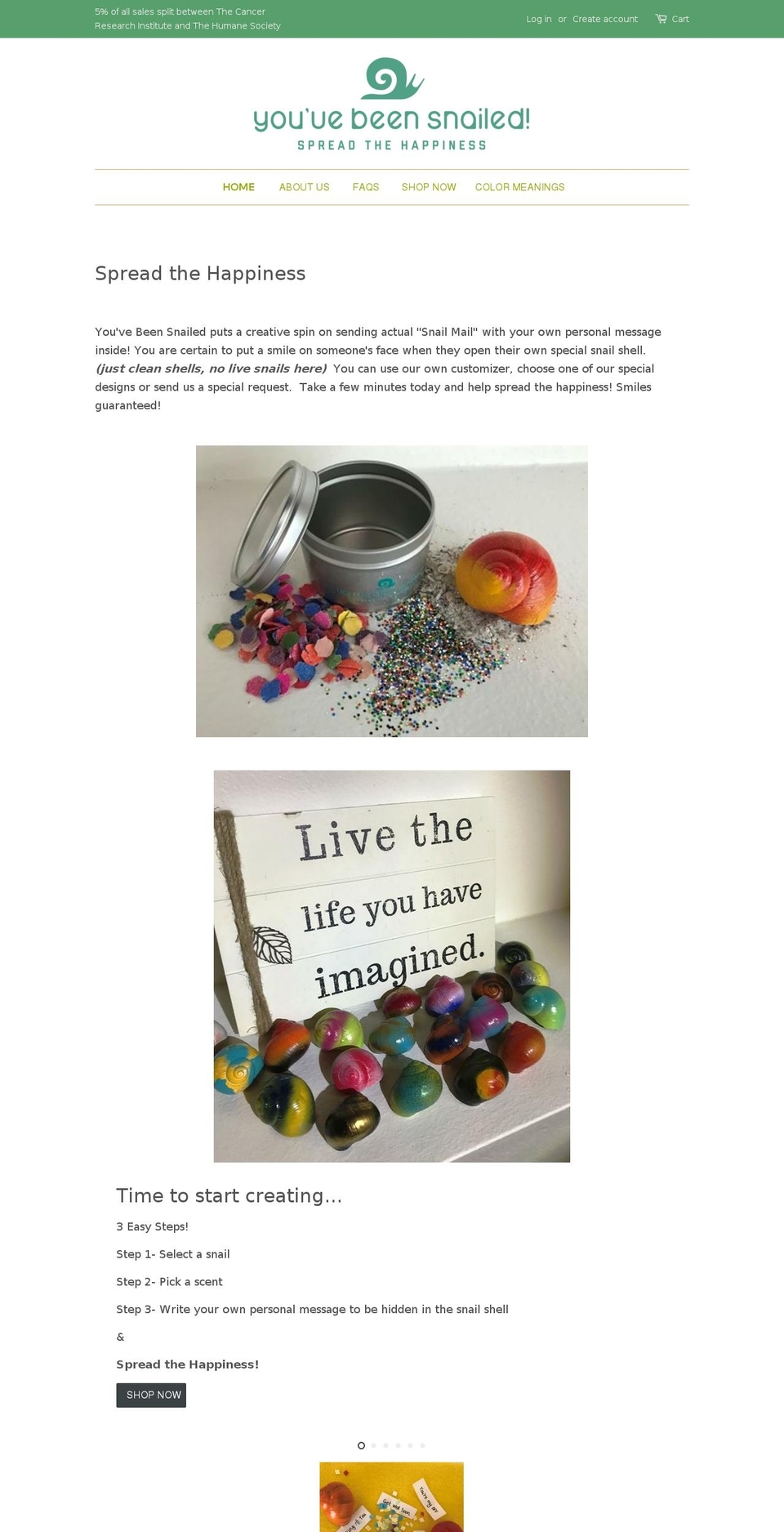 youvebeensnailed.com — Shopify storefront screenshot