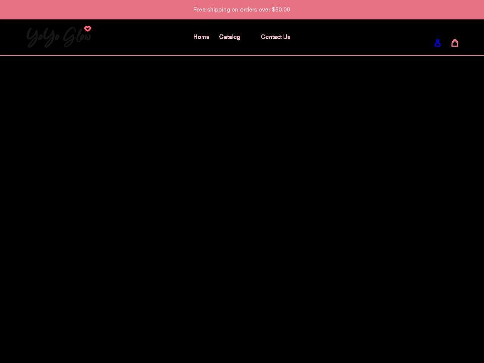 yoyoglow.com shopify website screenshot