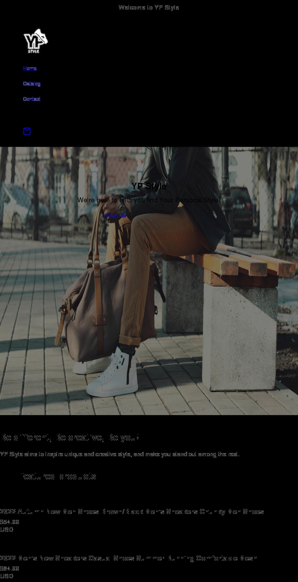 yp-style.com shopify website screenshot