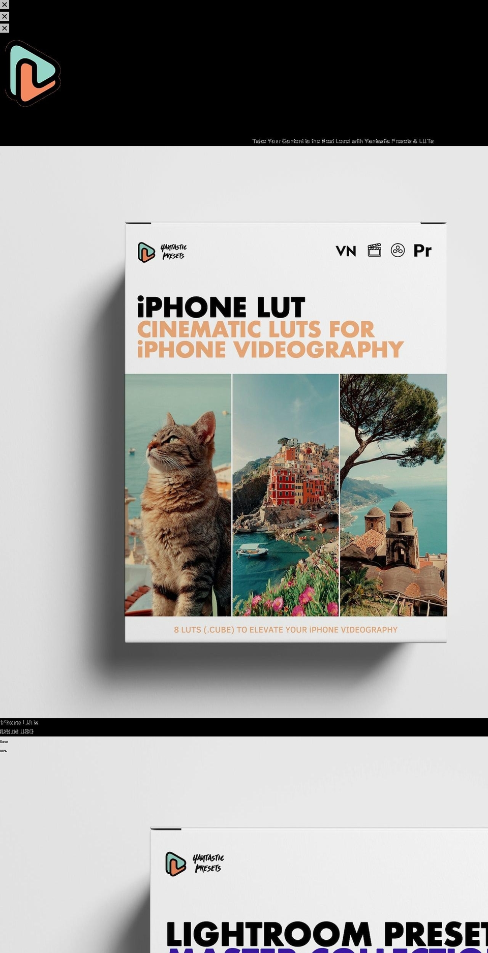ypresets.com shopify website screenshot