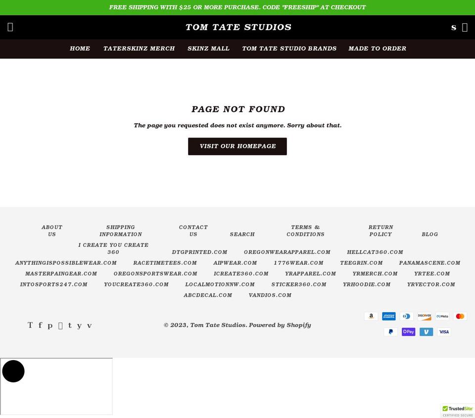 yrblanks.com — Shopify storefront screenshot