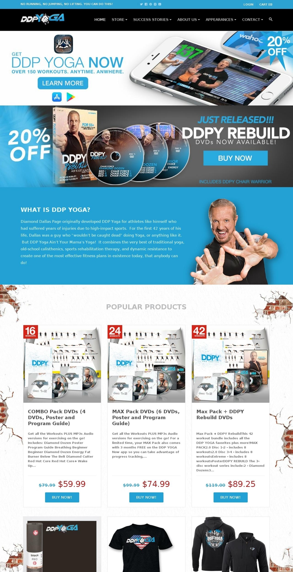 DDP Theme - v.02 (Stef's Version) Shopify theme site example yrgworkoutllc.com