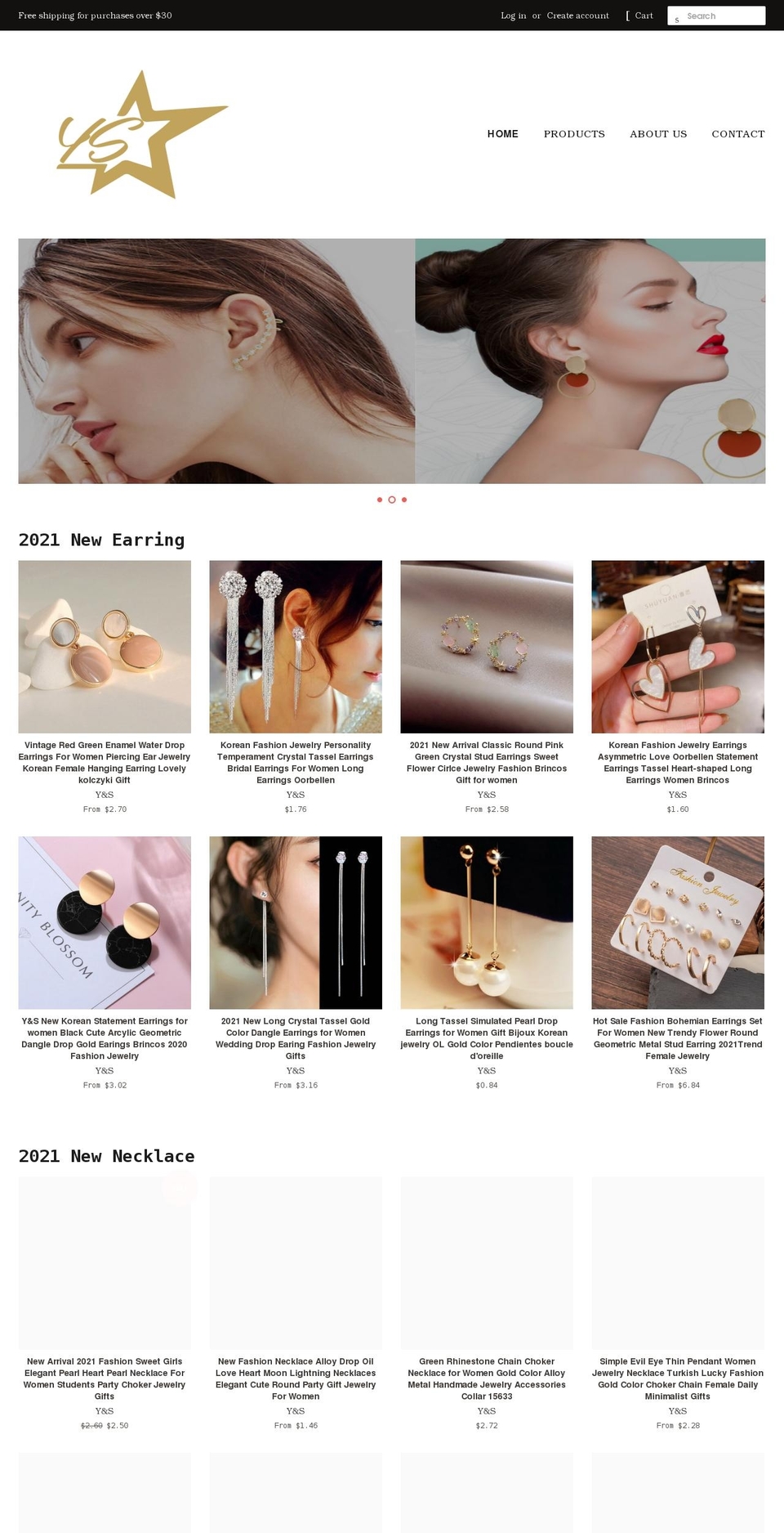 ysfzt.com shopify website screenshot