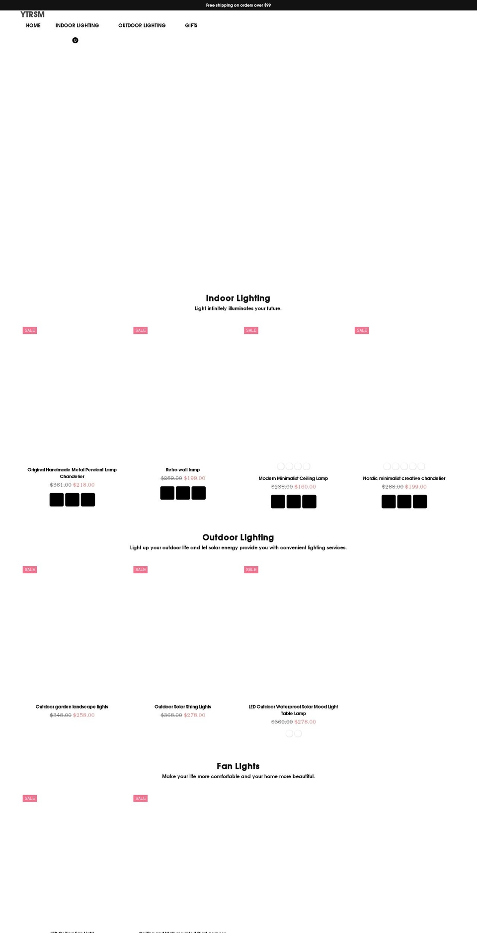 ytrsm.com shopify website screenshot