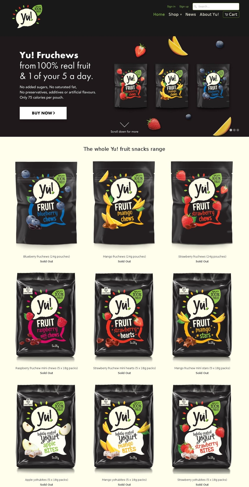yu-rules.com shopify website screenshot