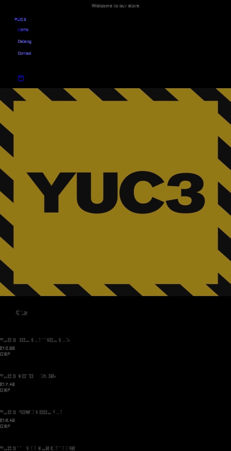 yuc3.com shopify website screenshot