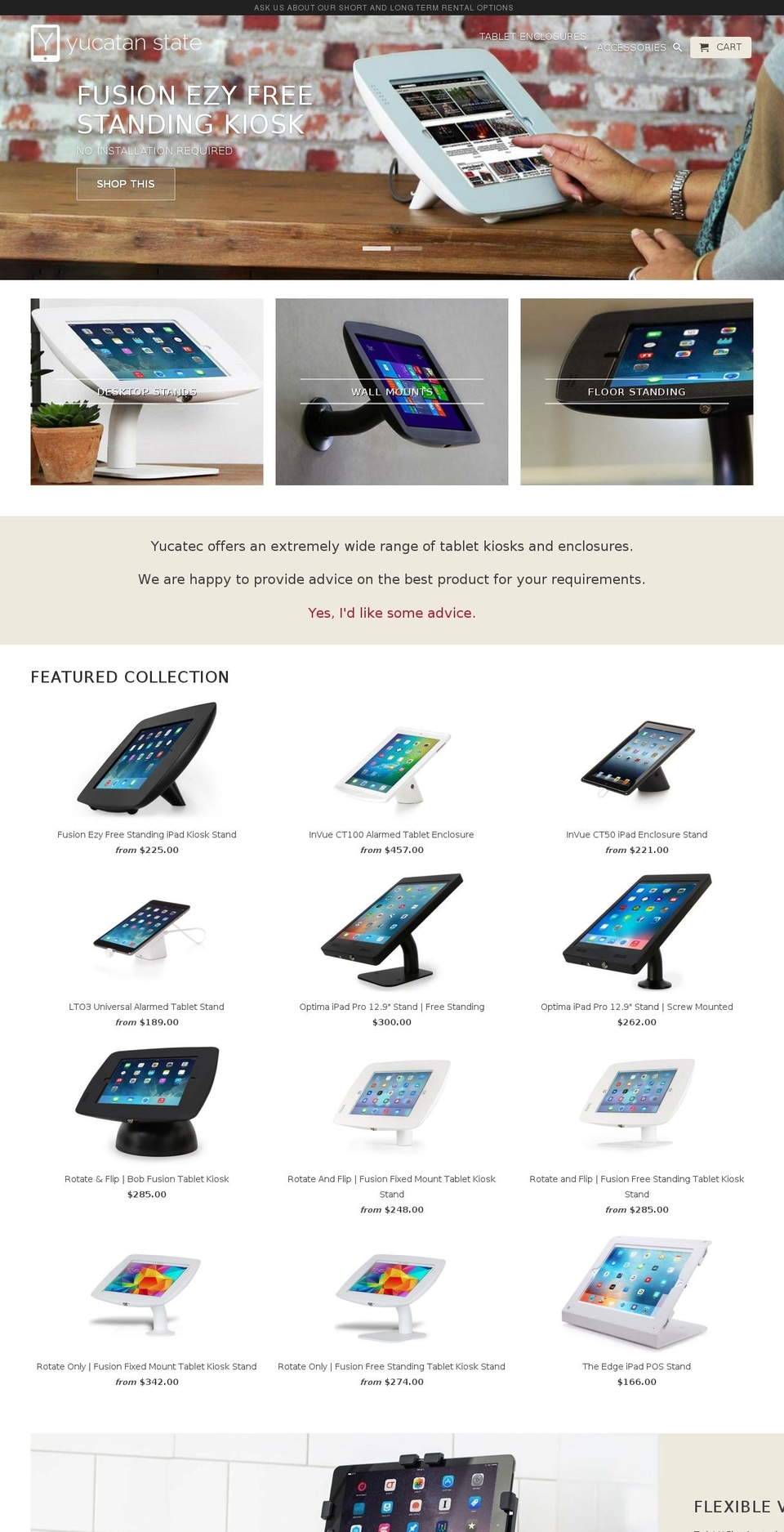 yucatanstate.com — Shopify storefront screenshot
