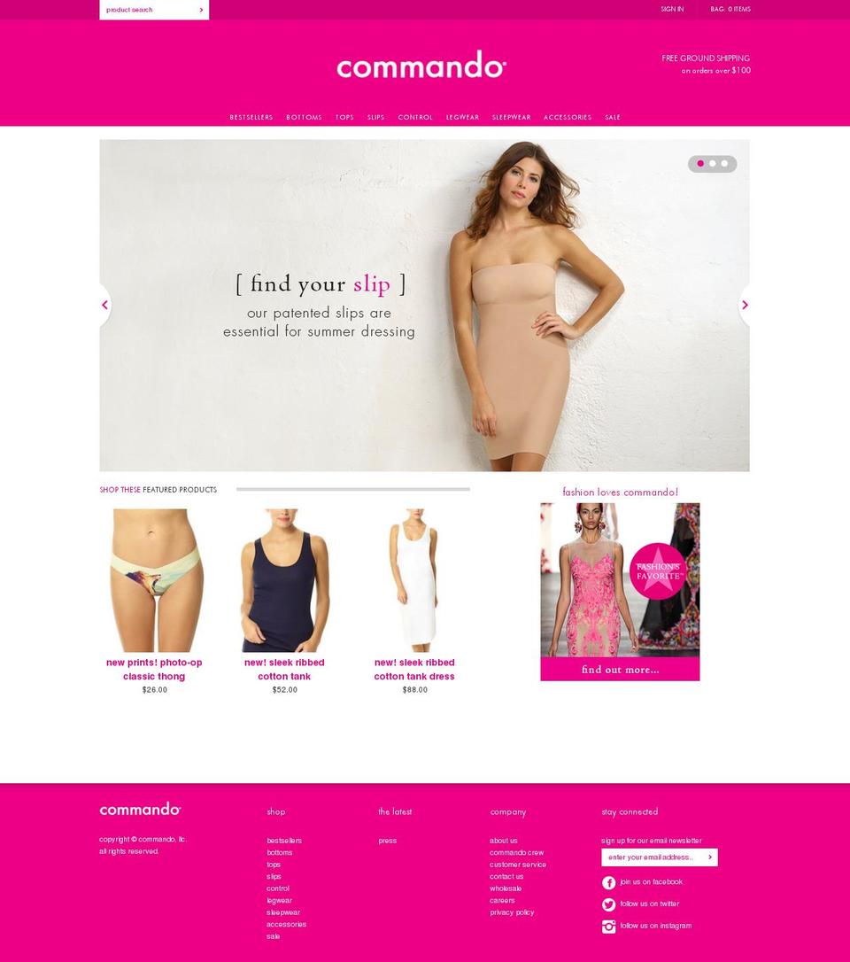 commando Shopify theme site example yuckpuck.com