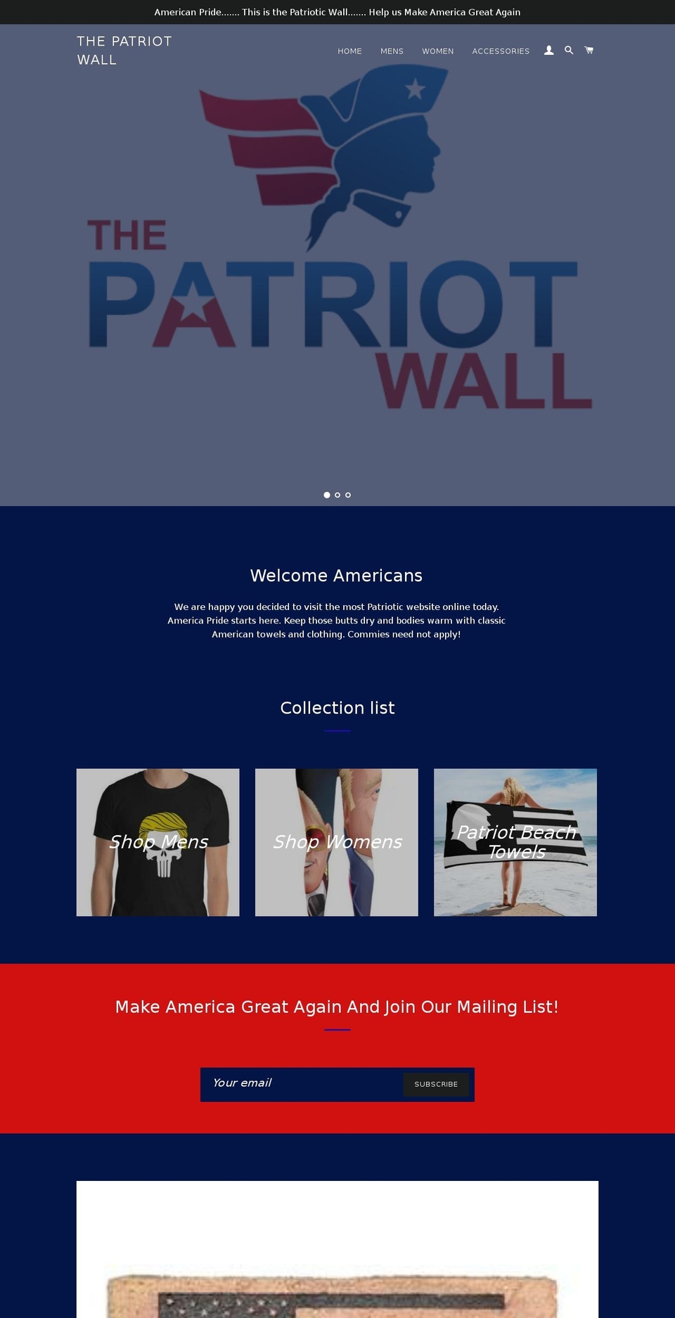 yugeamerica.com shopify website screenshot