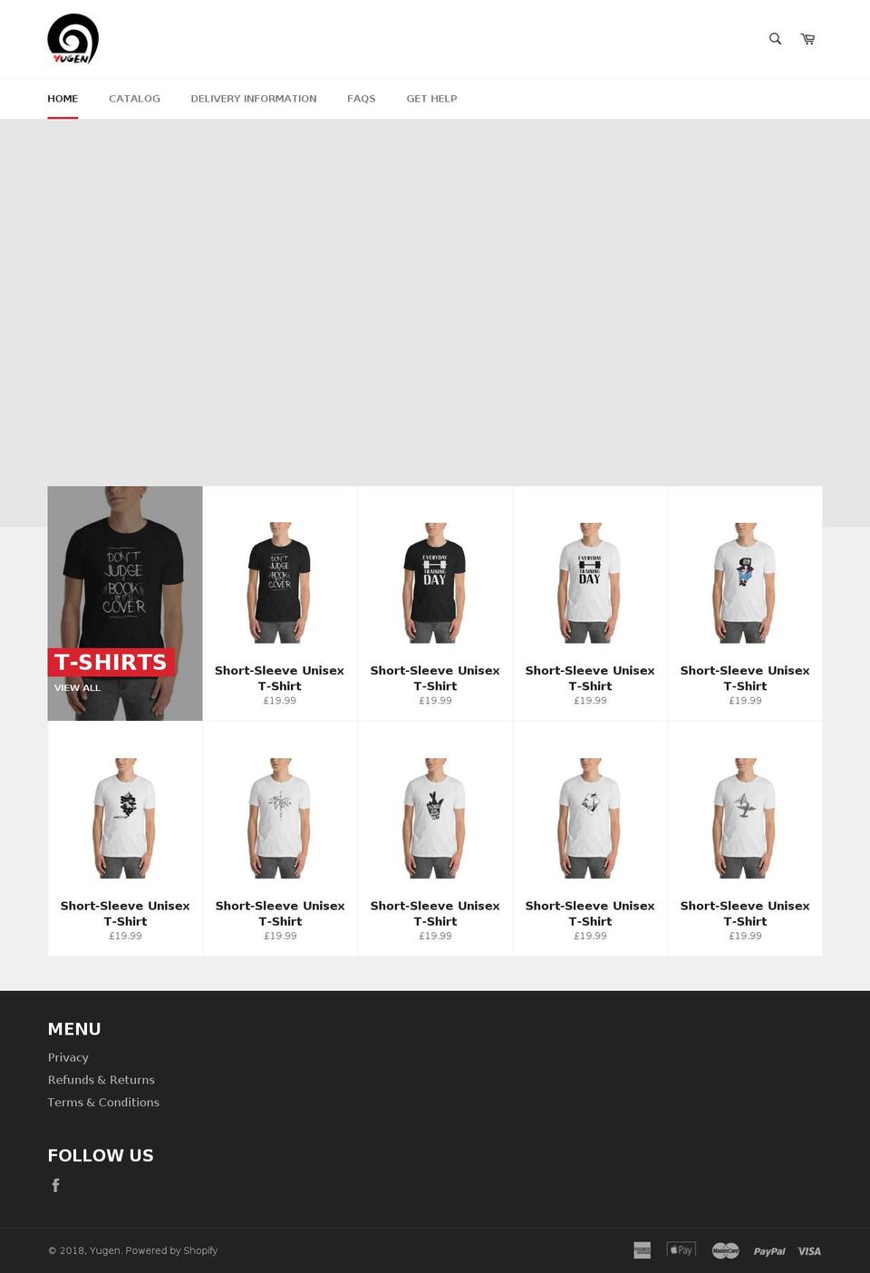 yugenstore.com — Shopify storefront screenshot