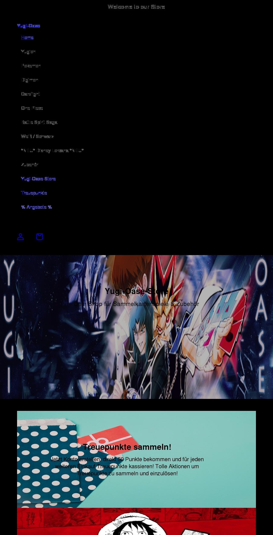 yugi-oase.de shopify website screenshot