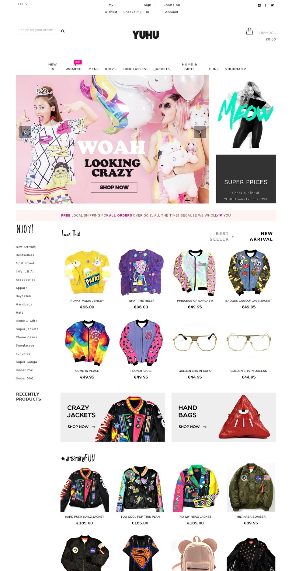 YUHU_logance_01 Shopify theme site example yuhustore.com