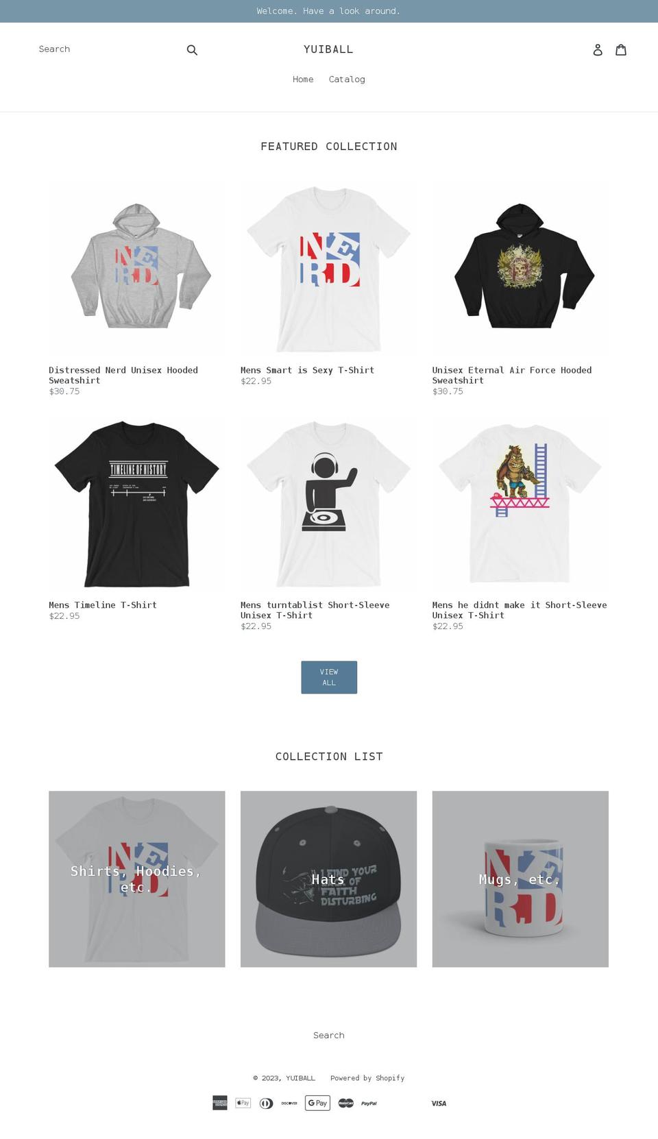 yuiball.com — Shopify storefront screenshot