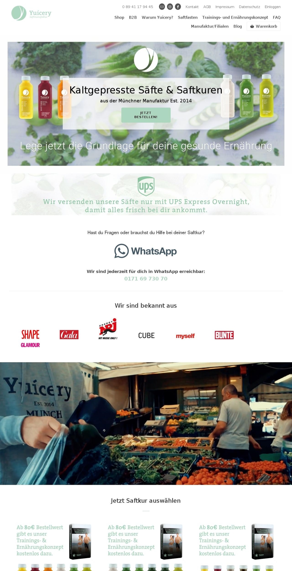 yuicery.com — Shopify storefront screenshot