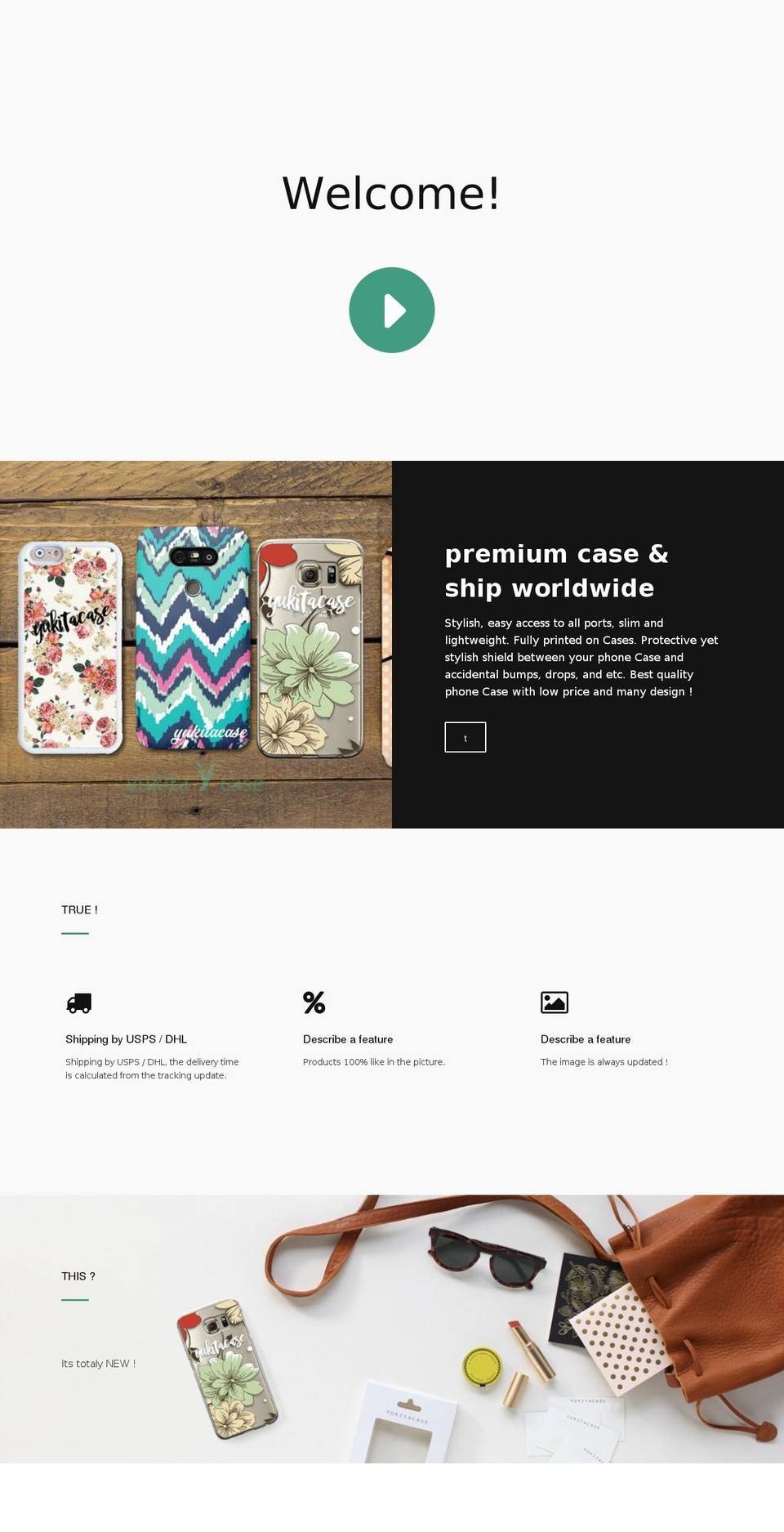 yukitacase.com — Shopify storefront screenshot