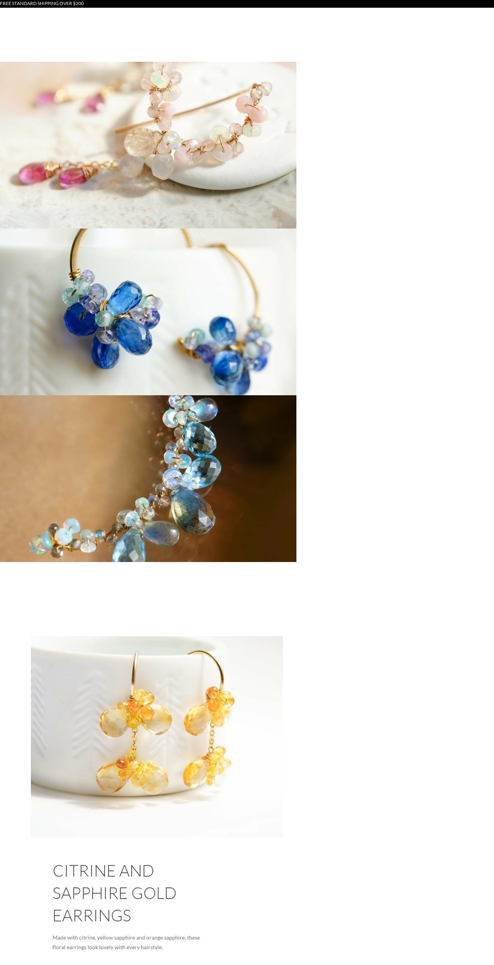 yukojewelry.com shopify website screenshot