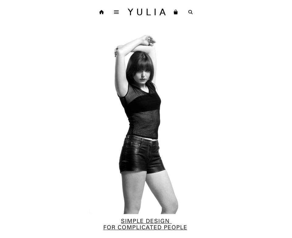 yulialuxe.com — Shopify storefront screenshot