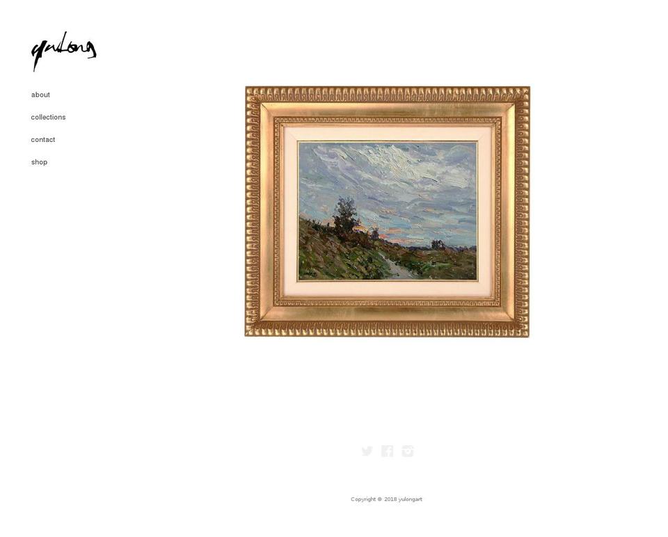 yulongart.com — Shopify storefront screenshot
